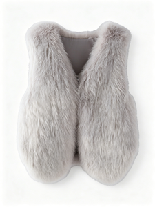 Chaqueta <span class=keywords><strong>de</strong></span> <span class=keywords><strong>Mujer</strong></span> <span class=keywords><strong>de</strong></span> <span class=keywords><strong>Piel</strong></span> Sintética <span class=keywords><strong>de</strong></span> Zorro para Otoño/Invierno, Nueva Colección, Larga, a la Moda, con Revestimiento <span class=keywords><strong>de</strong></span> Pelo, <span class=keywords><strong>Chaleco</strong></span> Deportivo con Cuello Alto y Pelo Sintético - Product Image 6