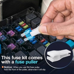 180Pcs Car Fuses Assorted Kit, 60 Mini Blade Car Fuse +60 Standard Fuse Automotive +60 Micro Fuse + Fuse <b>Puller</b> - Product Image 6