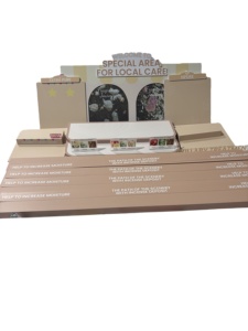 Lắp ráp dễ dàng và nhanh chóng của kệ trưng bày bảng PVC, hộp trưng bày bao bì truy cập - Product Image 2