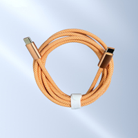 Nouveau câble tressé Type-C 65W à charge rapide, cordon de charge Type C vers Type C pour iPhone 15 16 17 Pro Max, idéal pour la maison, le bureau et les voyages