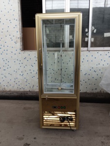 Dọc Cooler với 4 Side Glass bánh Showcase dọc bánh hiển thị tủ lạnh trường hợp tủ - Product Image 4