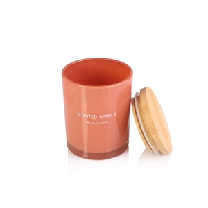 Tùy Chỉnh Nến Thủy Tinh <span class=keywords><strong>Jar</strong></span> Chủ Rõ Ràng Matte 5Oz 6Oz 8Oz 10Oz Nhãn In Ấn Logo Nến Rỗng Sang Trọng Nến Thủy Tinh Lọ Có Nắp Đậy - Product Image 5