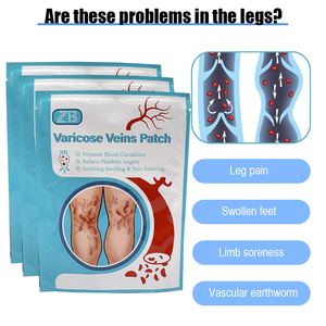 12 buah/kantong plester varises, vaskulitis flebitis kaki laba-laba tambalan Angiitis - Product Image 6