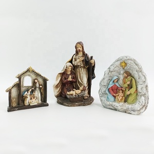 Figura de Resina del Niño Jesús con Cuna, Artesanía Religiosa, Regalo, CT21R19, Venta al Por Mayor - Product Image 4