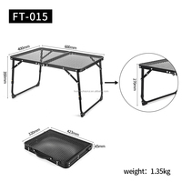 Table pliante en maille pour l'extérieur, le jardin, les banquets, la restauration, le barbecue, le camping, les pique-niques