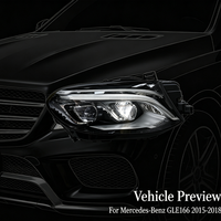 Pièces automobiles, mise à niveau des phares LED pour Mercedes Benz GLE 166 2015-2018 OE A1668200759 A1668200859