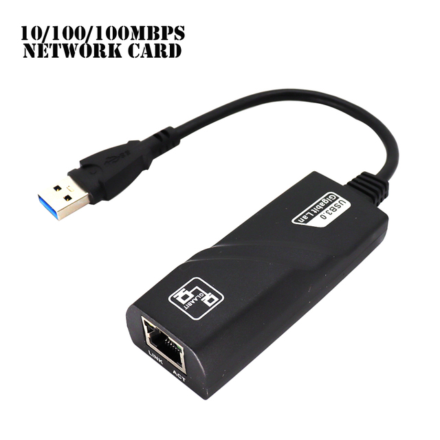 USB to Gigabit Ethernet Adapter Wired USB 3.0 1000Mbps USB RJ45 Network Card Lan for Laptop PC
