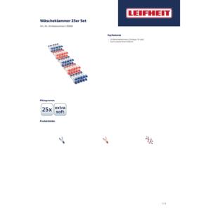 LEIFHEIT Wäscheklammer extra suave 25er Pack - Product Image 2