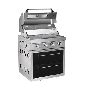 <span class=keywords><strong>Barbacoa</strong></span> de cocina moderna, parrilla de 4 quemadores, venta al por mayor de fábrica - Product Image 1