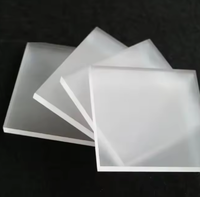 Plaque acrylique mate givrée moderne avec revêtement anti-traces de doigts, écran de confidentialité translucide pour cloison de bureau
