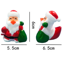 Calendrier de canards en caoutchouc de Noël en gros promotionnel jouet de bain canard en caoutchouc cadeaux de Noël créatifs