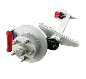 Essieu à torsion avec <span class=keywords><strong>frein</strong></span> à disque mécanique EZ Lube de 3500 lb pour remorques de bateaux - Product Image 1