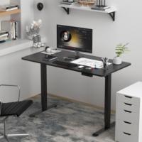 Bureau intelligent électrique debout à moteur unique moderne pour bureau ordinateur portable autonome vendu en gros en usine conception de meubles de bureau