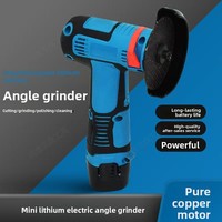 Mini-meuleuse d'angle multifonctionnelle haute puissance au lithium-ion, moteur à balais 8000 tr/min, découpeuse compacte, ponçage/polissage manuel