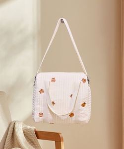 Bolsas de Mano Reutilizables de Alta Calidad con Bolsillo y Cierre, Bolsas de Compra Duraderas y Reciclables de Ananbaby en Oferta - Product Image 6