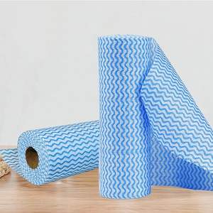 منشفة تنظيف للاستخدام مرة واحدة مناشف ورقية متعددة الأغراض لتنظيف المطبخ والمنزل منشفة قماش غير منسوج لا يلتصق بها - Product Image 4