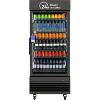 Haha Vending Automatische Slimme Koelkast Vendingautomaat Eten en Drinken Fruit Slimme AI Vendingautomaat Met Kaartlezer 660 MAX