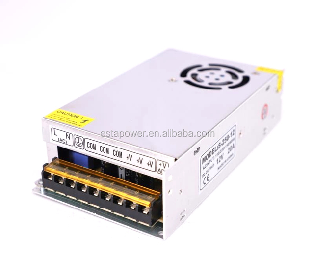 S-250-12 200*110*50mm Switching Power Supply 12V20A 250W12V LED Power Supply