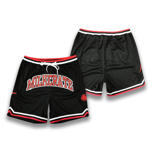 Custom <b>Basketball</b> <b>Shorts</b> Mesh Design Embroidery Logo Wholesale Plain <b>Men</b> Sports <b>Shorts</b> - Product Image 1