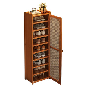 Scarpiera Moderna Stretta in Legno, Mobile Contenitore Multistrato Integrato Semplice per <span class=keywords><strong>Soggiorno</strong></span> - Product Image 5
