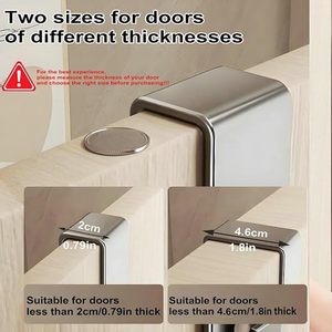 Stendibiancheria portabiancheria pieghevole <span class=keywords><strong>portatile</strong></span> da viaggio sopra la porta ganci <span class=keywords><strong>appendiabiti</strong></span> per stendere pesante stendino per abiti da cappotto - Product Image 5