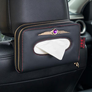Boîte à mouchoirs pour voiture Ensembles de serviettes pour pare-soleil de voiture Porte-boîte à mouchoirs Décoration intérieure pour <span class=keywords><strong>BMW</strong></span> Accessoires de voiture - Product Image 4
