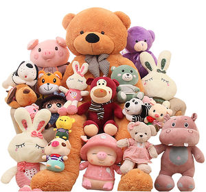 Produttore all'ingrosso di Logo personalizzato Super morbidi giocattoli di peluche trapunta portachiavi coccole orsetti con imbottitura in cotone PP - Product Image 1