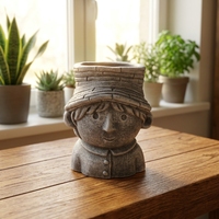 Vente en gros de fournitures de jardinage et d'entretien : Jardinières et pots de fleurs en ciment pour plantation, en promotion