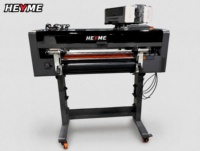 Impresora de Etiquetas UV DTF Heyme 30CM60CM A1A2A3 con Cabezales Duales XP600 I1600 I3200 para Vidrio, Carcasas de Teléfono y Vasos