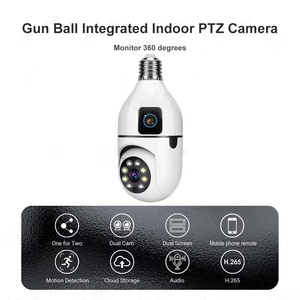 Caméra de sécurité numérique intelligente WiFi sans fil 4MP 2K E27 Meilleur <span class=keywords><strong>prix</strong></span> Audio bidirectionnel Stockage dans le cloud Caméra de sécurité Surveillance intérieure - Product Image 3