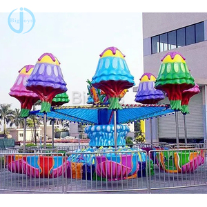Tour de parc en plein air Carrousel Équipement d'amusement en fibre de verre Rotary <span class=keywords><strong>Jelly</strong></span> Fish Rides - Product Image 5