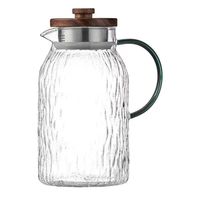 Théière en verre écologique pour salon Superfit Ensemble de tasses à eau de grande capacité Résistant à la chaleur Design moderne Pichet à eau froide Arbre