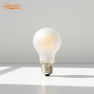 <span class=keywords><strong>Ampoule</strong></span> LED à filament givré A19 A60 E27 4W 6W Dimmable Blanc chaud 2700K CRI80 Télécommande Certifiée CE 90 Lm/W 50000 heures - Product Image 3
