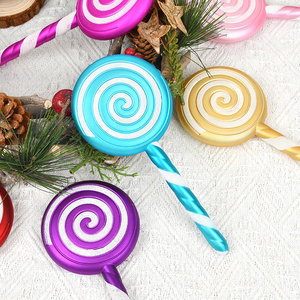 Modern 20cm <b>Christmas</b> Tree Pendant Props Lollipop Window <b>Christmas</b> <b>Decorations</b> for Home Scene Layout Collocation MOQ 50pcs - Product Image 4
