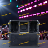 Sistem Audio Profesional Linear Array Kabinet Speaker Pasif Ganda 10 Inci untuk Pertunjukan Luar Ruangan