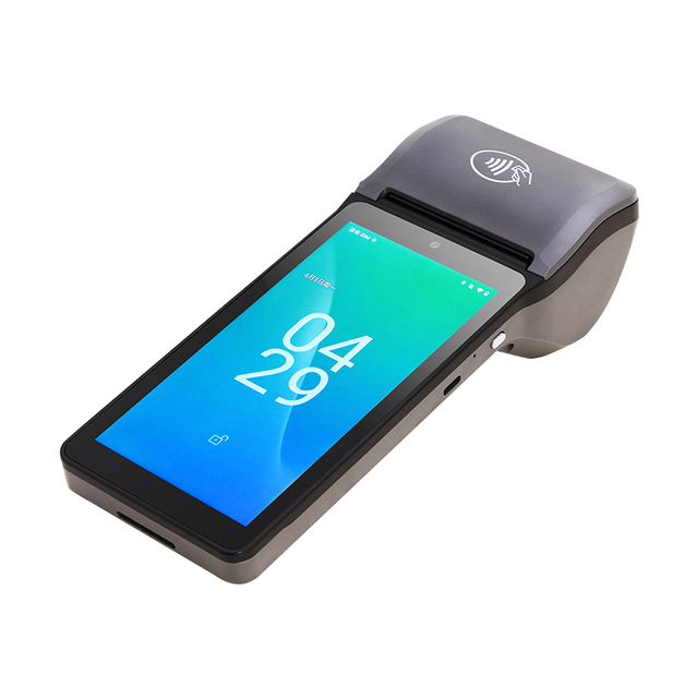 5.5 Inch Android Pos Handheld Terminal with Built-in Mobile Label Receipt Printer Suitable for Commercial