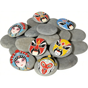 Adoquines Ovalados de Piedra Natural, Guijarros Finos <span class=keywords><strong>para</strong></span> Manualidades, Ecológicos, Duraderos, <span class=keywords><strong>para</strong></span> Uso en Escuelas y Parques - Product Image 5