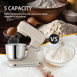 เครื่องผสมอาหารเชฟโทรนิค โปรเฟสชั่น 5 ลิตร 1500 วัตต์ 12 ระดับความเร็ว พร้อมฟังก์ชั่นชั่งน้ำหนัก สำหรับการหมักอาหาร เครื่องครัวขนาด 5 ลิตร - Product Image 4