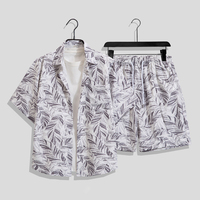 Fashion Forward Chemise de jeu de réalité virtuelle pour hommes Chemises hawaïennes éclairées par LED avec des impressions de contrôleur de jeu et des accents au néon pour Gam