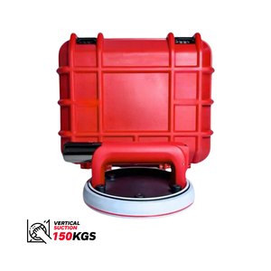 511401 Heavy-Duty Buna-N Pad <span class=keywords><strong>Glass</strong></span> & Tile Lifter com alça de liberação rápida e Carry Box | Ventosa a vácuo de alumínio 150 kg - Product Image 2