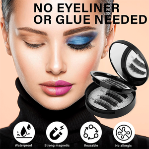 Juego de pestañas postizas magnéticas de visón <span class=keywords><strong>3D</strong></span> de doble capa, pestañas cuánticas de 25mm de longitud con Material sintético sin pegamento y Clips - Product Image 6