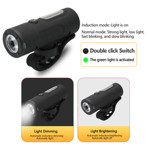 <strong>Cycle</strong> Zone Sensor ABS Bicycle Headlights <strong>4000</strong> Lumens Waterproof USB Rechargeable XPE <strong>LED</strong> Battery Night Riding - Product Image 4