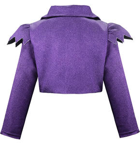 Disfraz de Cosplay de Vampirina para Niñas, Vampira Adolescente, Vestido Morado y Abrigo para Fiesta de Halloween Infantil - Product Image 6