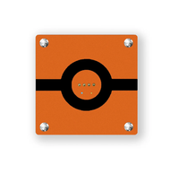 JINK Orbit Pro 8E Orange Matter Thread Interrupteur intelligent magnétique pour scènes, contrôleur sans fil à 8 boutons pour Apple Home
