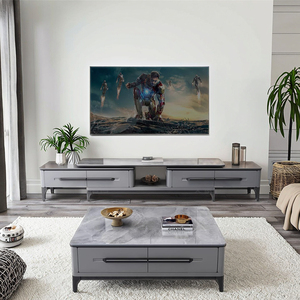 Mobili moderni semplici di lusso <span class=keywords><strong>soggiorno</strong></span> Stand Tv Set marmo o Rock Slab Tv armadi - Product Image 1