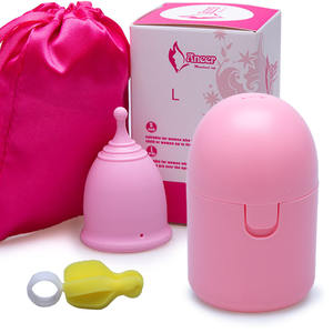 Новое поступление, экологически чистые менструальные чашки, силиконовая менструальная чашка, Женская менструальная чашка, многоразовая менструальная чашка, оптовая продажа - Product Image 2