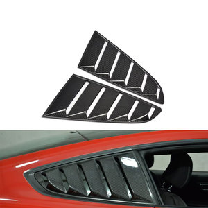 Carbon Fiber Exterior Accessories Rear <strong>Window</strong> <strong>Vents</strong> for Ford Mustang GT Coupe 2-Door 15-17 - Product Image 1