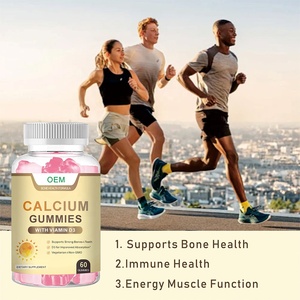 סוכריות גומי למבוגרים OEM/ODM עם סידן, מגנזיום, אבץ, ויטמין <span class=keywords><strong>B12</strong></span> ו-K2, ויטמין D3, תומכות בשיפור צפיפות העצם, תוספי תזונה - Product Image 4
