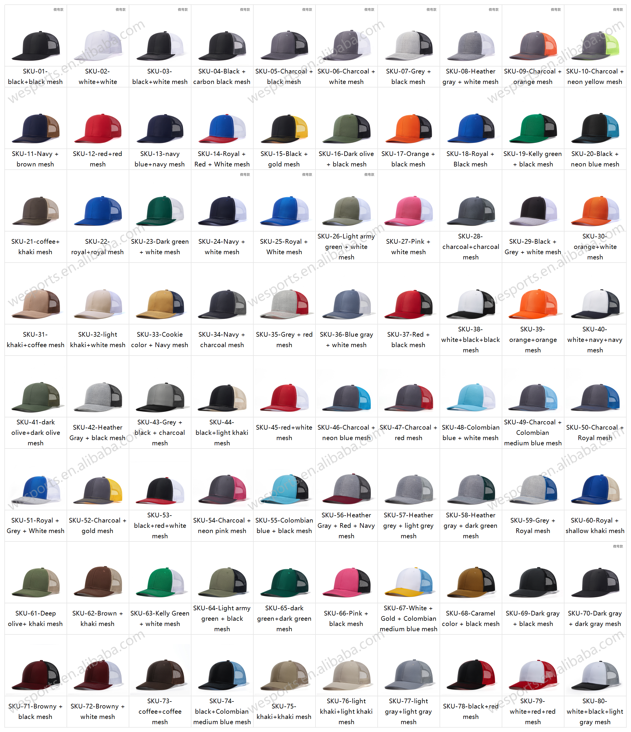 plus de couleurs