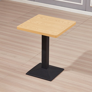 Stile moderno per il tempo libero cucina gamba di ferro compensato di marmo impiallacciatura di <span class=keywords><strong>legno</strong></span> ristorante caffetteria bar bar bar <span class=keywords><strong>tavolo</strong></span> da pranzo <span class=keywords><strong>in</strong></span> <span class=keywords><strong>legno</strong></span> - Product Image 2